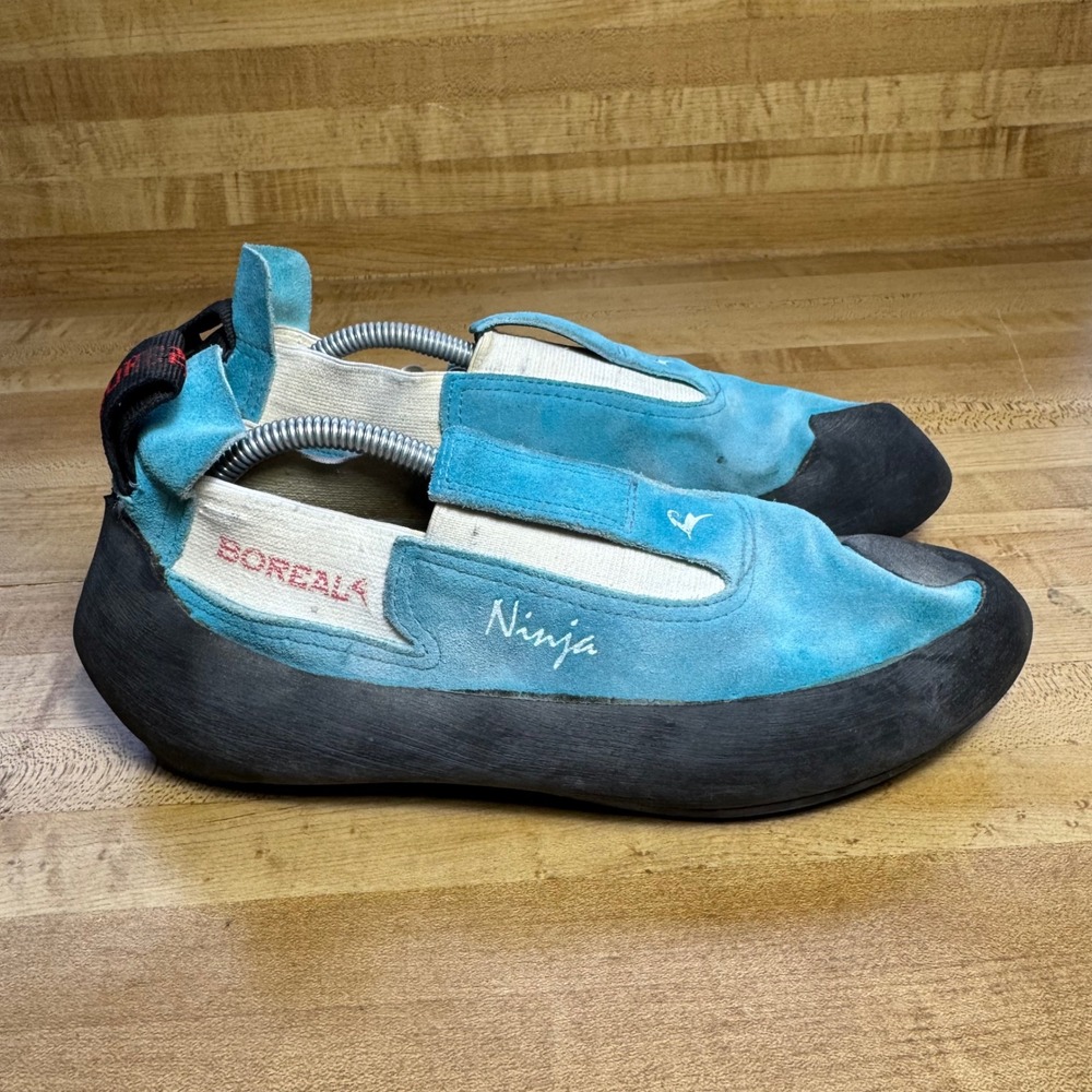 Boreal Ninja Blue Suede Slip On Rock Climbing Shoes Mens US 9 UK 8 Fusion S-2